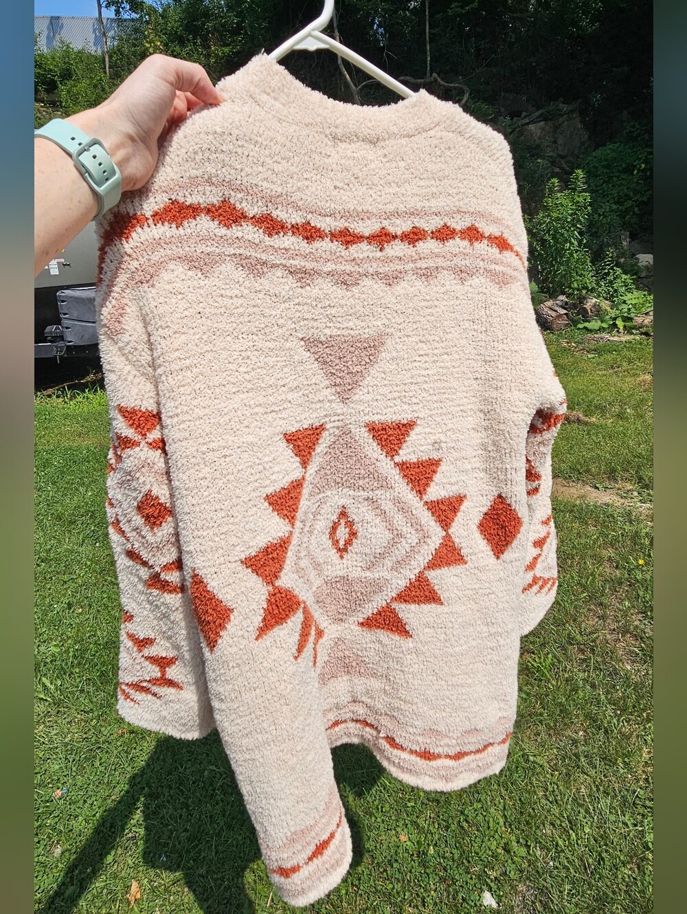 Warm & Cozy Lifestyle Aztec Print Cardigan